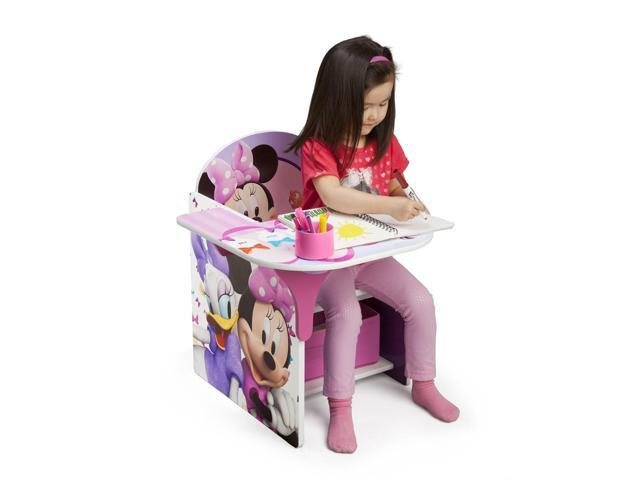 Delta Children Chair Desk With Storage Bin, Disney Minnie Mouse