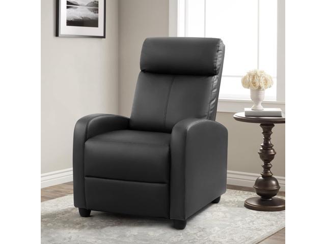 Furniwell Massage Recliner Chair for Living Room Adjustable PU Leather Reclining Chair Home Theater Seating Modern Winback Single Sofa for Adults...