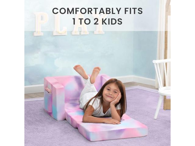 Cozee Flip-Out Chair - 2-in-1 Convertible Chair to Lounger for Kids