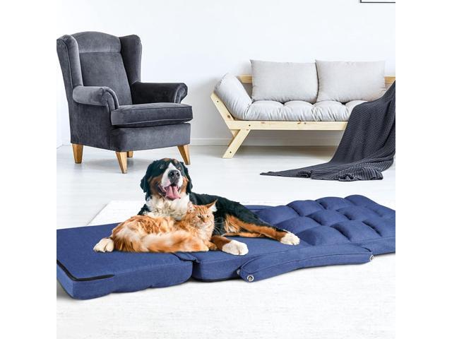 STHOUYN Comfy Bedroom Chair with 2 USB Charging Ports, 5-Position Floor Couch Gaming Chairs for Adults, Lounge Chair Indoor Folding Lazy Sofa...