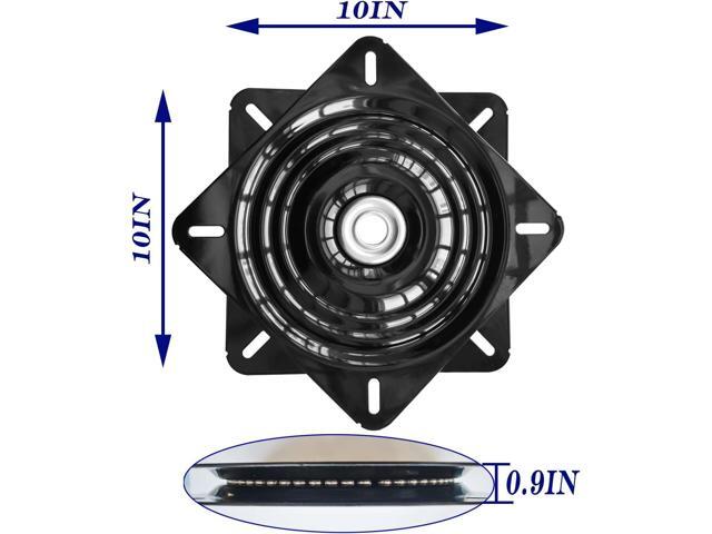 2Pack 10Inch Bar Stool Swivel Plate Heavy Duty, Chair Swivel Base with Solid Ring of Ball Bearings, 600lbs Capacity Replacement Swivel Seat Parts...