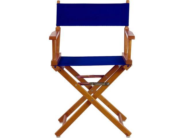 Casual Home 18' Director's Chair Honey Oak Frame with Royal Blue Canvas