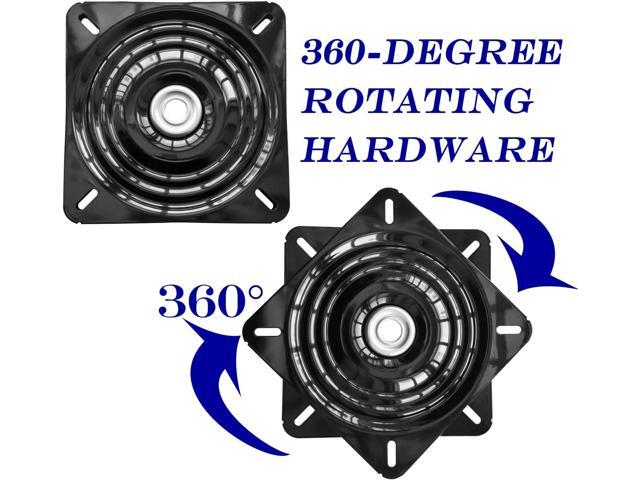 2Pack 10Inch Bar Stool Swivel Plate Heavy Duty, Chair Swivel Base with Solid Ring of Ball Bearings, 600lbs Capacity Replacement Swivel Seat Parts...