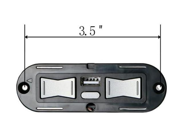 Uetmulik Power Recliner Lift Chair Emomo 5 Button 5 Pin Hand Control Model HX90HU Replacement with USB