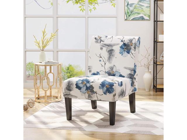 Christopher Knight Home Kendal Traditional Fabric Accent Chair, Print, Matte Black, 22.5D x 29.5W x 32H in