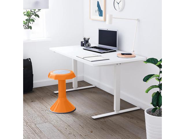 ECR4Kids ACE Active Core Engagement Wobble Stool, 18-Inch Seat Height, Flexible Seating, Orange