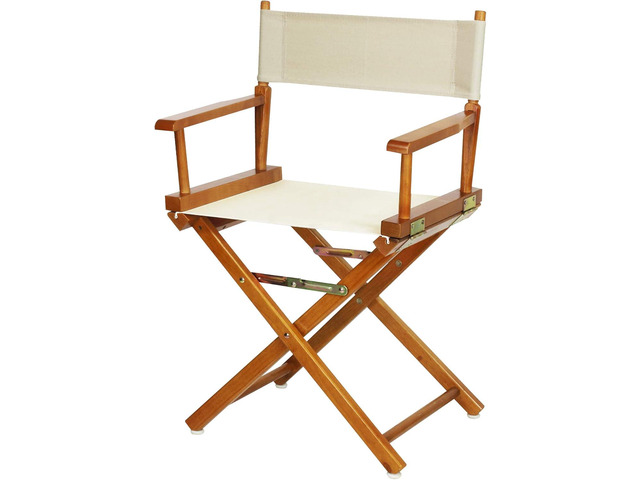Casual Home 18' Director's Chair Honey Oak Frame with Wheat Canvas