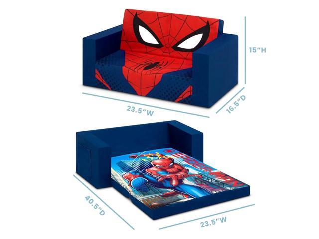 Delta Children Cozee Flip-Out Sofa, Spider-Man