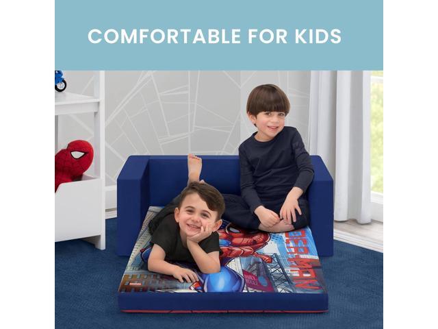 Delta Children Cozee Flip-Out Sofa, Spider-Man