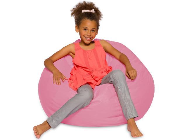 Big Comfy Bean Bag Chair: Posh Large Beanbag Chairs with Removable Cover for Kids, Teens and Adults - Polyester Cloth Puff Sack Lounger Furniture...