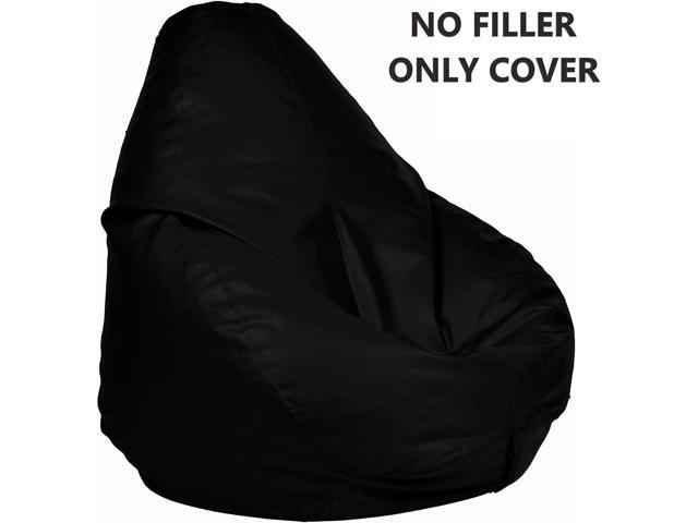 Ample Decor Bean Bag Cover (Filler Not Included), Plush Toys Storage Soft Leatherette, Durable Construction Sturdy Zipper, Ideal for Children and...