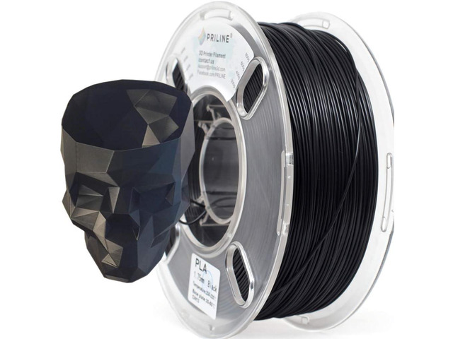 PLA Filament 1.75mm, PRILINE PLA 3D Printer Filament, 1kg Spool (2.2lbs) 3D Printing Filament Fits for Most 3D Printers, Dimensional Accuracy +/-...
