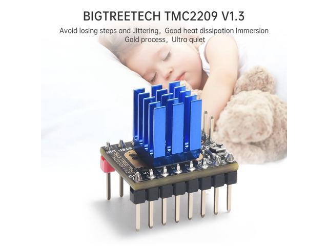 BIGTREETECH TMC2209 V1.3 Stepper Motor Driver, 2.8A UART/DIR/Step Mode Ultra-Silent Stepstick Drivers for Octopus V1.1/Octopus Pro/SKR V1.4...