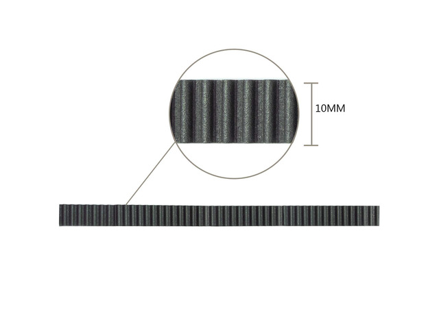Zeelo 3D Printer Timing Belt, 2GT 10mm Width, 3M/ 5M/ 10M Toothed Belt GT2 3D Printer Timing Belt Pulley,10mm Width 2GT Rubber Synchronous Timing...