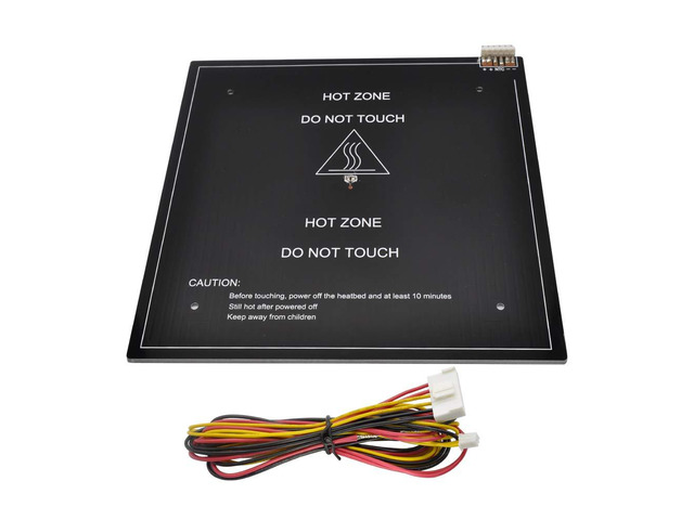 24V 220W Aluminum Ender 3 Heated Bed Ender 3 Pro Heatbed 235×235x3mm with Cable for Ender-3 /Ender 3X / Ender 3Pro 3D Printers DIY Kit (Aluminum 24V)