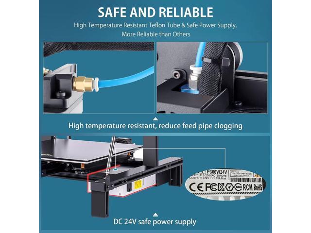 Longer LK5 Pro 3D Printer, Large Build Size 11.8''(L) x11.8''(W) x15.7''(H), 90% Pre-Assembled, Silent Motherboard, FDM 3D Printers for DIY Home...