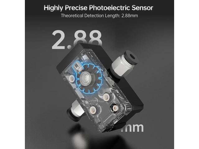 BIGTREETECH Smart Filament Detector V2.0 - BTT SFS Sensor Detects Filament Break/Runout/Jam/Tying for 1.75mm Use with SKR Mini E3 V3.0, SKR 3,...