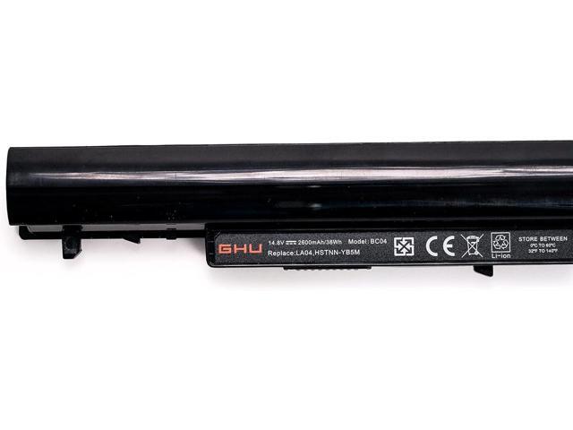 GHU New 38 Wh 2600 mAh LA04 Battery for 776622-001 hp Battery Replacement 728460-001 Compatible with HP Pavilion Touchsmart 14 15 f111dx F272WM...