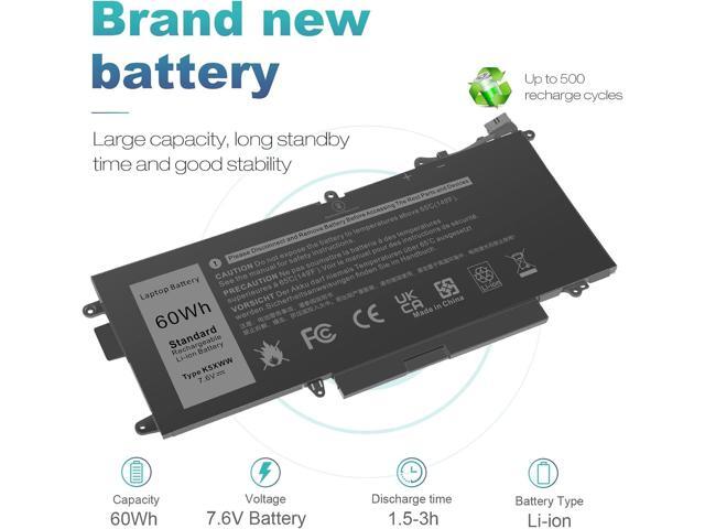 Fancy Buying K5XWW Laptop Battery for Dell Latitude 7389 7390 2-in-1 Latitude 12 5000 5289 2-in-1, fits E5289 L3180 Series P29S001 P29S002 451-BBZC...