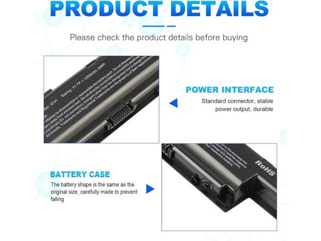 Futurebatt Laptop Battery For Acer Aspire V3 V3-471G V3-551G V3-571G V3-731 V3-771 V3-772G E1-531 E1-731 Aspire 5750 5750G 5742 5742G 5741G 5250...