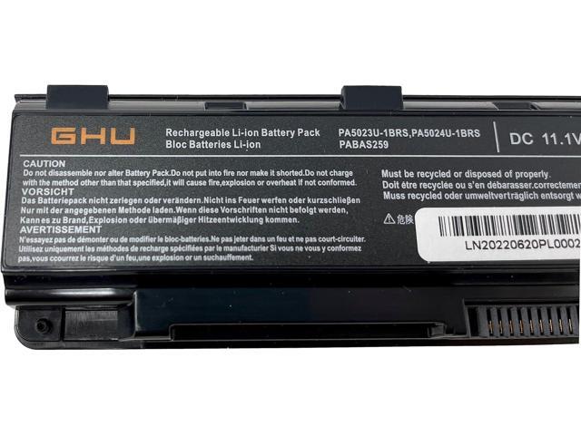 GHU Battery 58 WH Replacement for PA5024U-1BRS Compatible with Toshiba Laptop Battery L855, Toshiba Satellite Laptop Battery, Toshiba Satellite...
