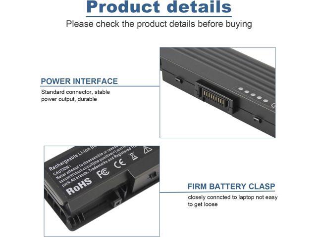 Laptop Battery for Dell Inspiron 1521 1520 1721 pp22l pp22x ; Dell Vostro 1500 1700, fits P/N W280 0UW280 NR239 312-0589 451-10477 FK890 GK476...