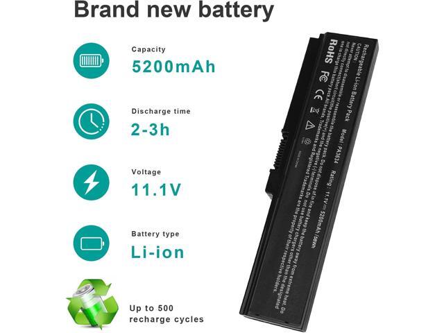 Futurebatt Laptop Battery fit Toshiba Satellite A665 C655 L645 L645D L650 L650D L655 L655D L670 L675 M300 M301 M305 M505 U405 Series, p/n PABAS228...