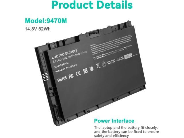 TREE. NB BT04XL Laptop Battery for HP EliteBook Folio 9470 9480 9470M 9480M Ultrabook Series H4Q47AA HSTNN-IB3Z HSTNN-I10C BT04 BA06 BA06XL MC04...