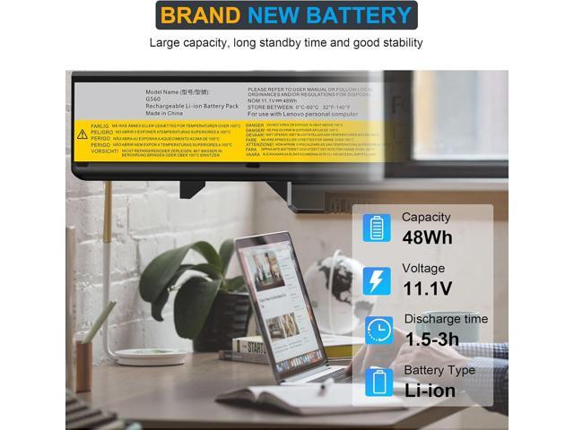 Fancy Buying Laptop Battery for Lenovo IdeaPad G460 G565 G470 G475 G560 B570 G780 V360 V570 Z470 Z560 Z565 Z570 Z575 L09S6Y02 L09M6Y02 L09L6Y02...