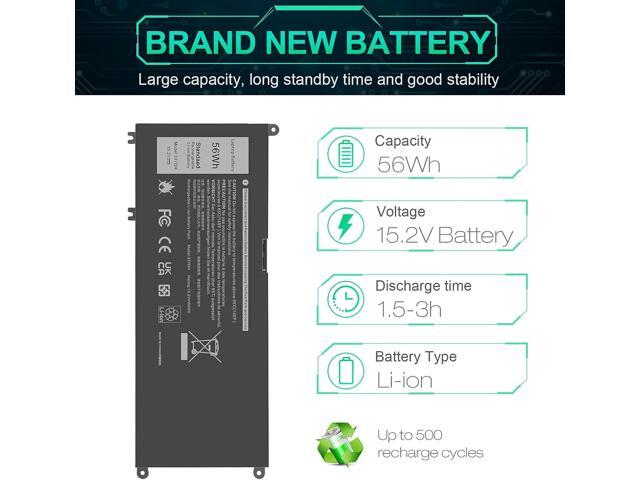 ASUNCELL 56WH 33YDH Battery Dell for Dell Inspiron 17 7000 7786 7779 7773 7778 G3 3579 3779 G5 5587 G7 7588 15 7577 Latitude 13 3380 14 3490 15...