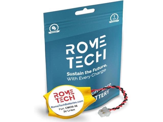Rome Tech CMOS BIOS Battery for Dell Venue 11 Pro 5130 7130 7139 7140 - Laptop Backup RTC CR1220 Battery with 2 Wire Cable, Welcome to consult