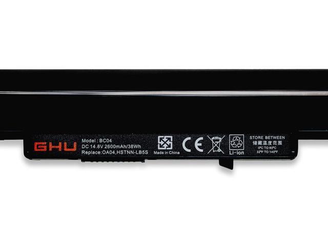 GHU New Battery 38 WH 14.8V 2600mAh Replacement Battery for OA04 OA03 740715-001 746641-001 746458-421 HSTNN-LB5Y HSTNN-LB5S HSTNN-PB5Y Li-ion...
