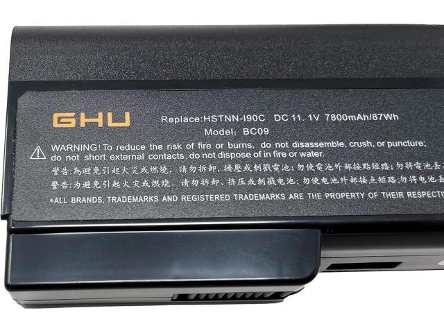 GHU New Battery 87 WH CC09 628666-001 Compatible with HP Probook 6360B 6460b 6470b 6465b 6565b 8460p 8470P 8475b 6560b 8560p 8570P PN 628668-001...
