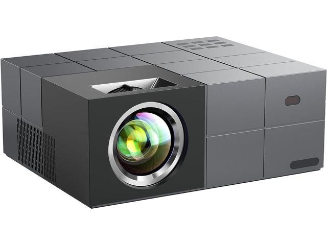 Native 1080P 5G WiFi Bluetooth Projector 4K Support, 15000L YOWHICK Outdoor Movie Projector with Screen and 300' Display, Video Projector. photo