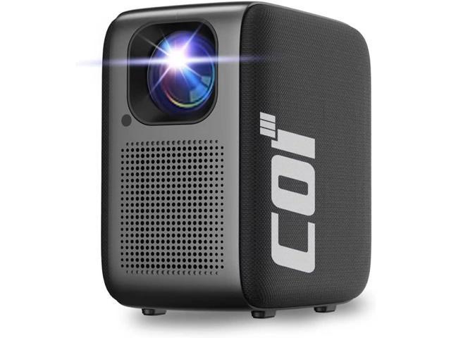 Outdoor Projector, 1080P WiFi Bluetooth Projector, 4K projector with Android TV9.0, 400 ANSI Lumens Video Projector with 4P Keystone Correction,. photo