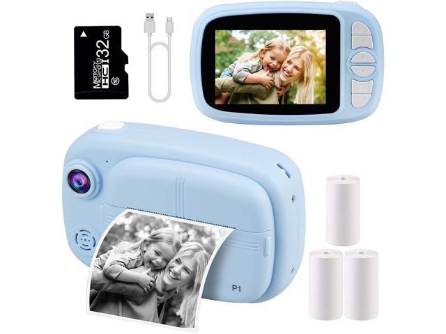 Photos - Photo Frame / Album Kids Instant Camera, Mijiaowatch 12MP/1080P Kids Digital Print Camera with