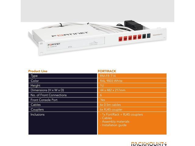 R RACKMOUNT·IT RM-FR-T14 Rack Mounting Kit for FortiGate 40F, Welcome to consult
