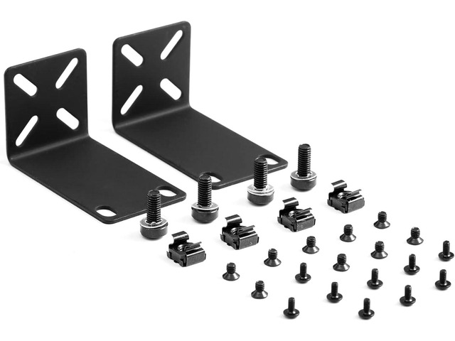 Rack Mount Kit for 12.6 inch Switches, Adjustable Rack Ears for Netgear, Cisco, D-Link, TRENDnet and Dell Products, Mount 12.6' Wide to 19'...