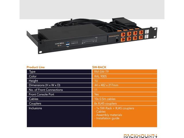 R RACKMOUNT·IT RM-SW-T9 Rack Mounting Kit for SonicWall 570/670