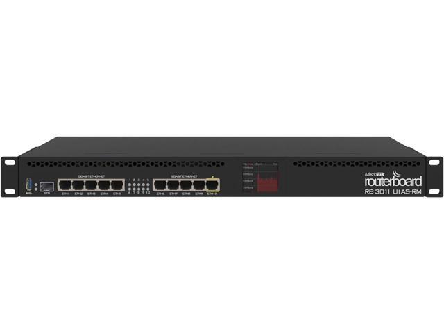 Mikrotik RB3011UIAS-RM RouterBOARD 10xGigabit Ethernet, USB 3.0, LCD, RB3011, Welcome to consult