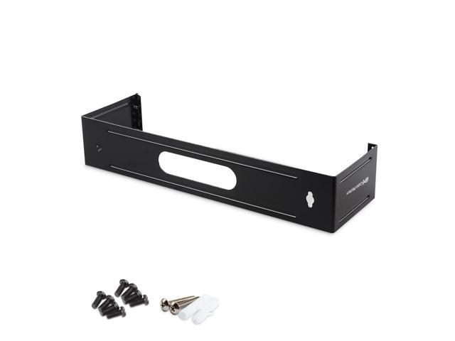 Cable Matters 2U Hinged 19' Wall Mount Panel Bracket, 55.1 Lbs Max Load, 2U Rack, 19 Inch Rack, 19-Inch Wall Mount Bracket/WallMount Patch Panel