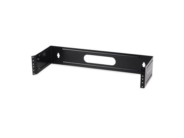 Cable Matters 2U Hinged 19' Wall Mount Panel Bracket, 55.1 Lbs Max Load, 2U Rack, 19 Inch Rack, 19-Inch Wall Mount Bracket/WallMount Patch Panel