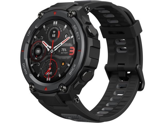Amazfit T-Rex Pro Smart Watch for Men Rugged Outdoor GPS Fitness Watch, 15 Military Standard Certified, 100+ Sports Modes, 10 ATM Water-Resistant.