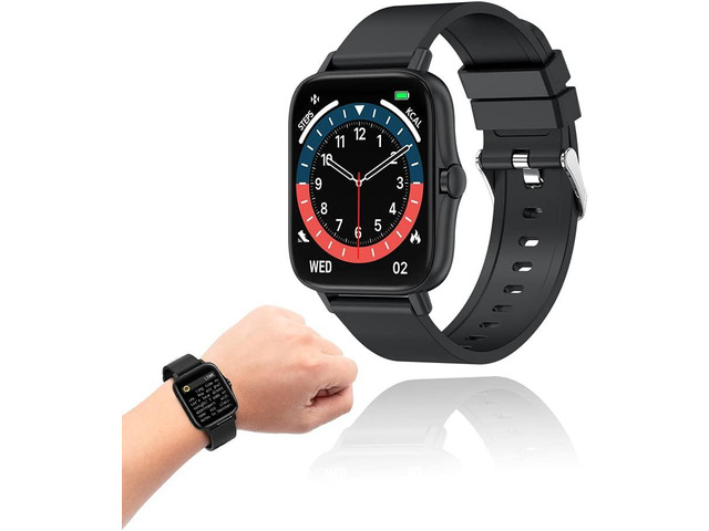 kingneed Smart Watch Fitness Tracking Watch Heart Rate Monitor, Step Count/Sleep/Distance/Calorie/Temperature/Blood Pressure/Blood Oxygen Tracker...