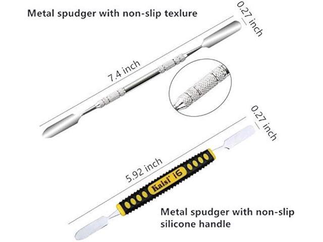 Kaisi Professional Electronics Opening Pry Tool Repair Kit with Metal Spudger Non-Abrasive Nylon Spudgers and Anti-Static Tweezers for Cellphone...