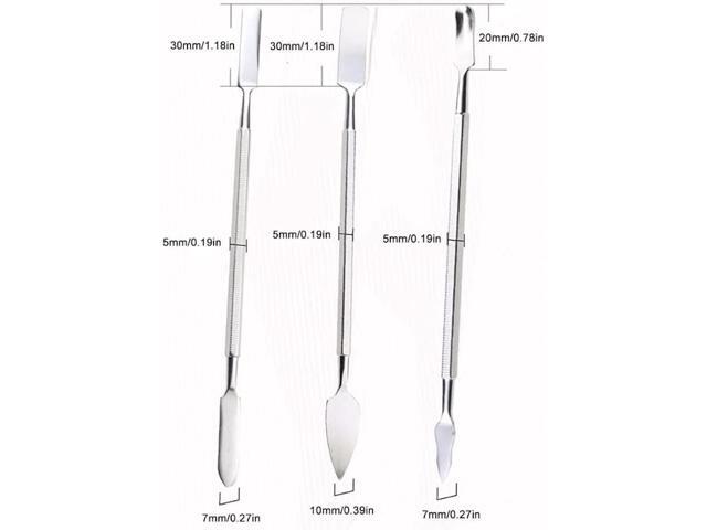 Electronics Screen Opening Pry Tool Repair Kit with Steel and Carbon Fiber Nylon Spudgers, Professional 46 in 1 Mobile Phone Screen Opening Repair...