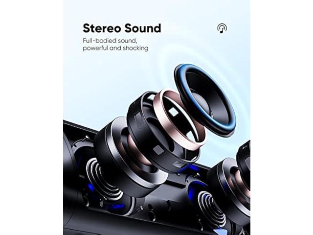 Bluetooth Speaker Stocking Stuffers for Men Women Teens Boys Girls: Portable Wireless, IPX5 Waterproof, White Elephant Gifts for Adults, Up to 20H...