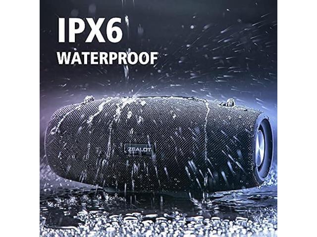 ZEALOT Bluetooth Speakers, 75W Portable Bluetooth Speakers with Subwoofer,Speakers Bluetooth Wireless IPX6 Waterproof,40H Play,Deep...