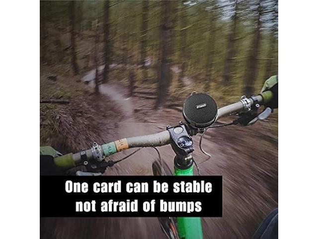 Upgraded Compact Portable Bluetooth 5.0 Wireless Bike 5W/8W Stereo Speaker, IP67 Waterproof Outdoor &10h Play Time, Advanced Class D Amplifier &...