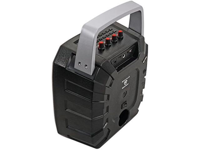 Rockville ROCKBOX 6.5 100W Portable Bluetooth Speaker, 6000mAh Battery, USB/SD/AUX/FM/Mic Input, 24hr Playtime, for Parties, Karaoke, and Outdoor...